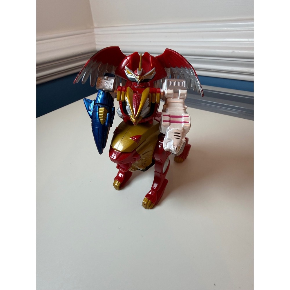 Bandai Power Rangers Wild Force Isis Megazord Kids 7 Inch Red Gold Action Figure